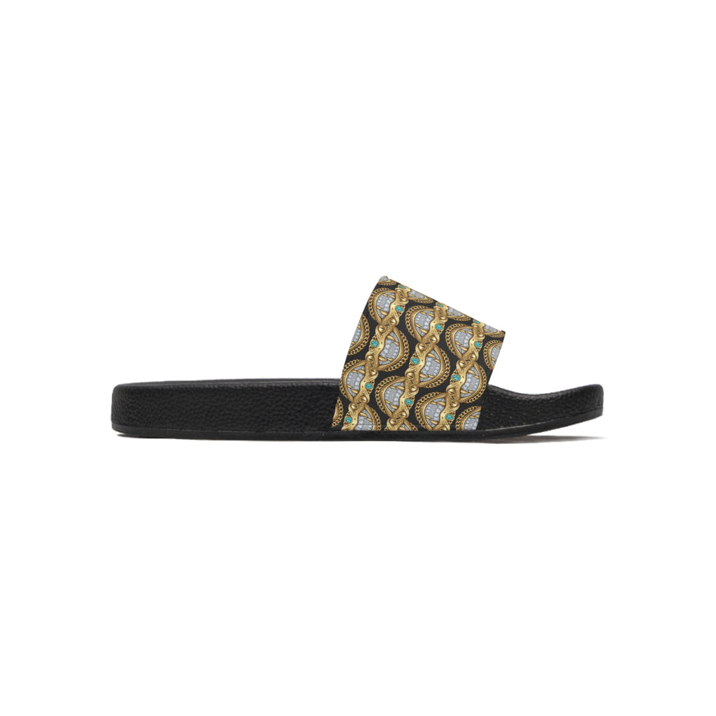 The "Masterpiece" Monogram Slides (Magnum Opus Collection) The "Midnight Forge" Edition