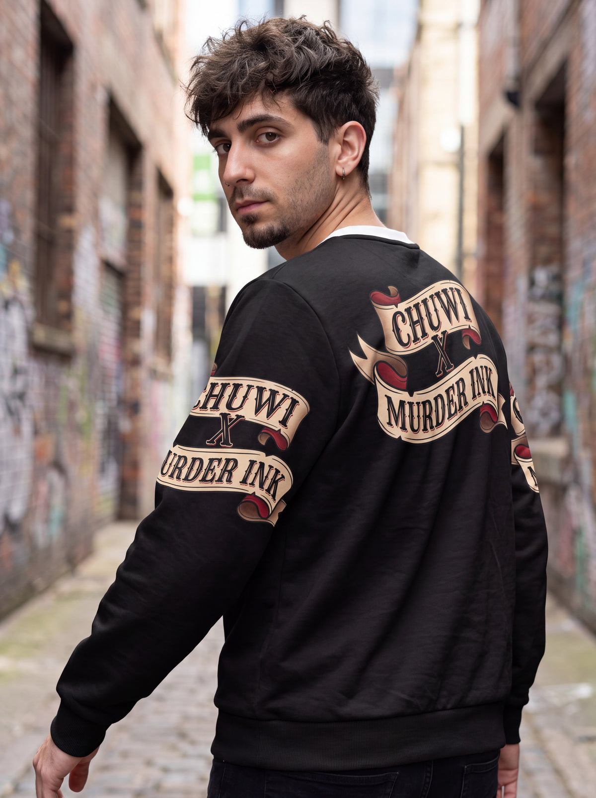 The "Cold Steel" Signature Crewneck (Chuwi x Murder Ink)