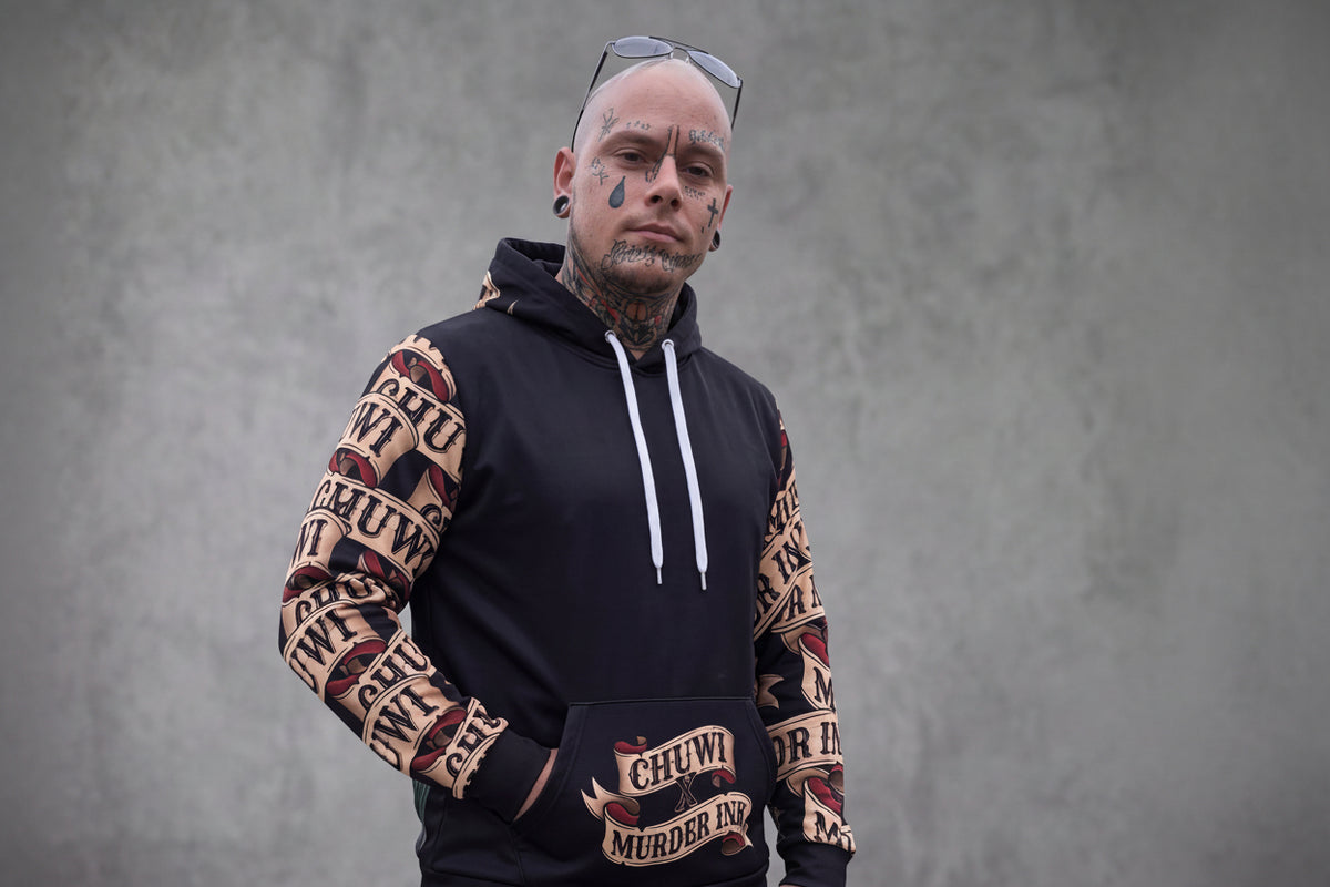 The "Life & Death" Sleeve-Print Hoodie