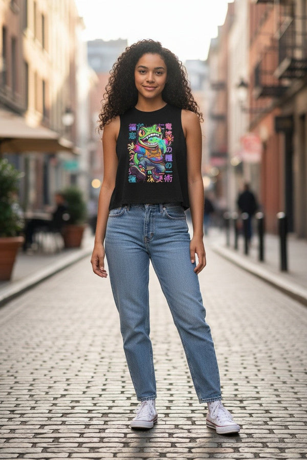 The Neon Ronin Crop Tank
