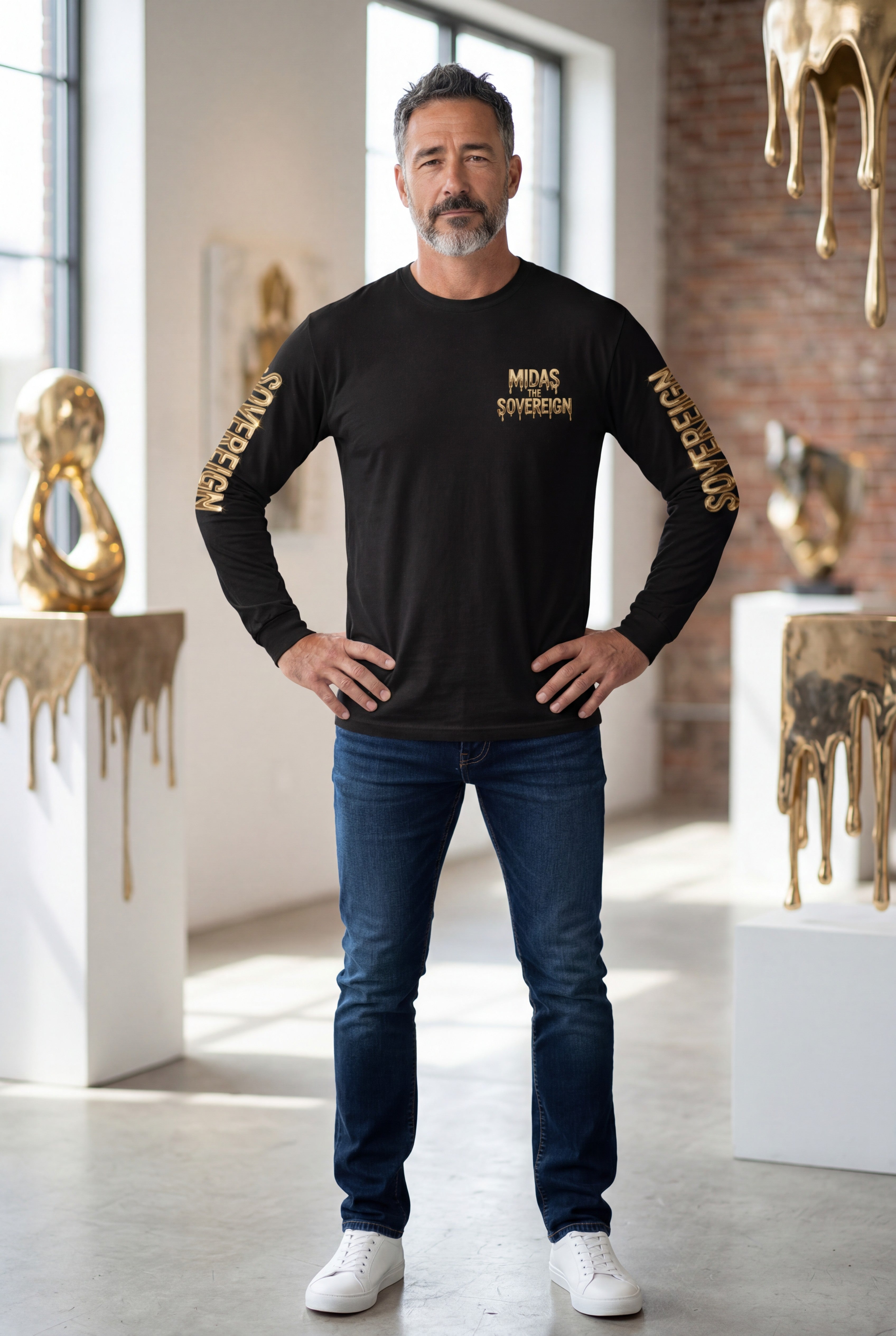KarbonKloth : Midas "The Sovereign" Long Sleeve Tee