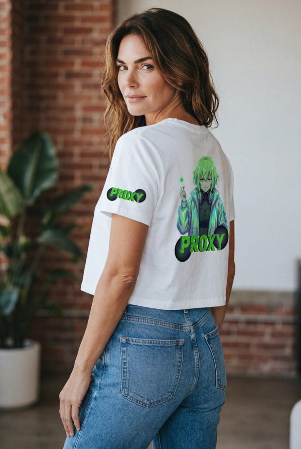 KarbonKloth: Proxy "The Intercept" Crop Tee