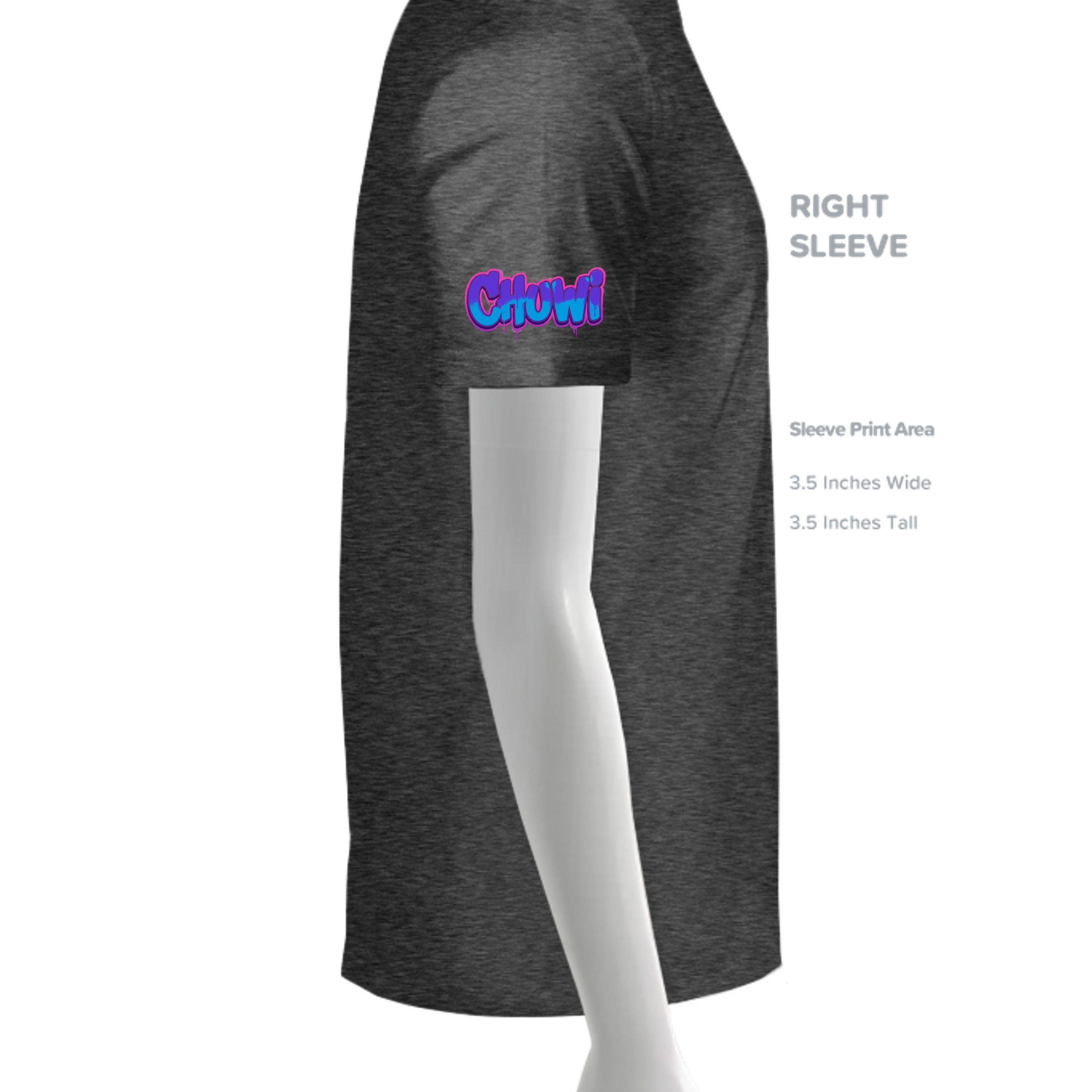 BLACK HEATHER - 6004 - SLEEVE_RIGHT